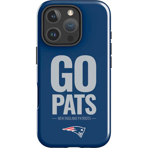NFL New England Patriots Team Motto iPhone 16 Pro Impact Case